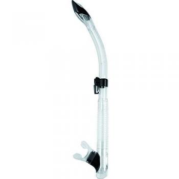 Cressi Tao Snorkel, Unisex Adulto, Transparente/Negro, Talla Única