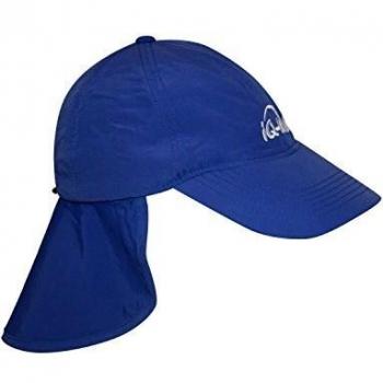 iQ-UV 3171222480-OS Gorra con Protección de la Nuca, Unisex Adulto, Navy, 55-61 cm