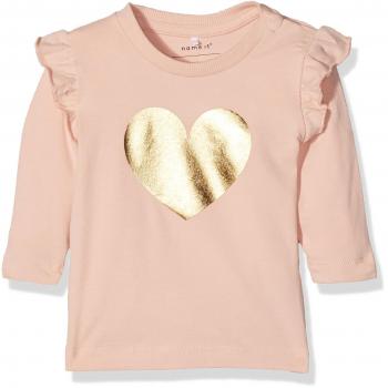 NAME IT Nitgemma Ls Top Box F Nb, Camisa Manga Larga para Bebés