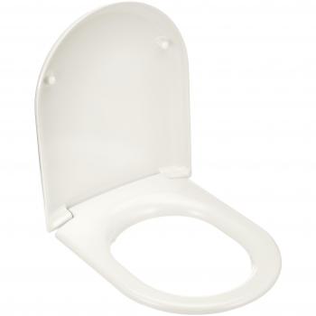 Tapa Asiento Ideal Standard Esedra Termoindurente Blanco con Cerniera de Acero Inoxidable T627701