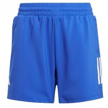 Adidas Club 3 Stripes Shorts Chicos Azul - 140, Pantalones Cortos de Tenis para Niños, Color Lucid Blue, Modelo IM5501