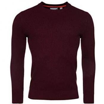 Superdry Academy Crew Jersei Hombre Deep Port XXXL
