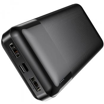 Powerbank Hoco 20.000mAh Negro con 2 Puertos USB y Entrada Tipo C