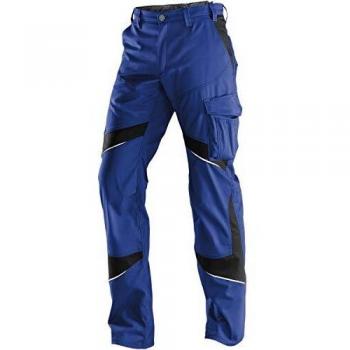 Pantalón de Trabajo ACTIVIQ Talla 52, Azul Kornblau/Negro, Mezcla Ligera