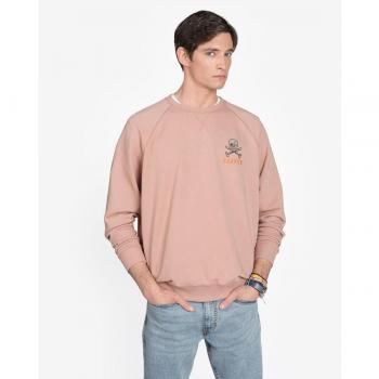 Sudadera de hombre de sport con estampado grande - Rosa Hurricane