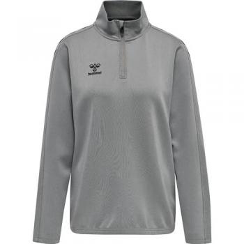 Hummel hmlCORE XK Women's Half-Zip Sweatshirt - Regular Fit, Grey