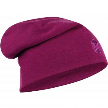 Buff Solid Gorro Lana Merino Heavyweight, Mujer, Raspberry, Talla única