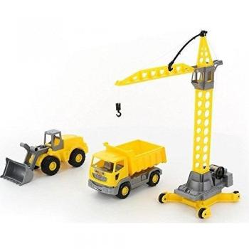 Kit Obras, Volquete, Cargador de la Rueda y Grúa