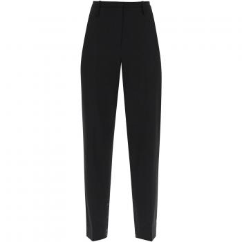 Ganni Barathea Cigarette Pants - Black, Size 38 (L/M)