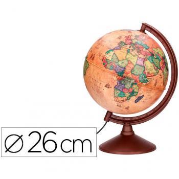 GLOBO TERRAQUEO LP ESFERAS LUZ FISICO Y POLITICO ESTILO DIAM