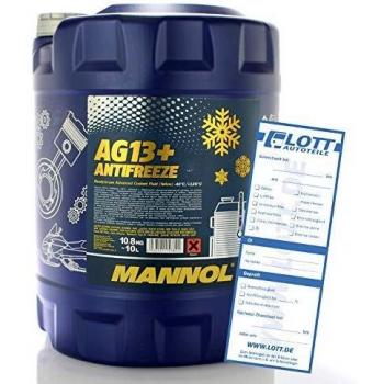 Anticongelante MANNOL AG13+ Avanzado -40°C 10L Sin fosfatos, nitritos ni aminas