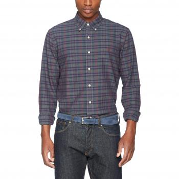 Ralph Lauren Long Sleeve-Sport Sh, Camisa Manga Larga para Hombre, Azul