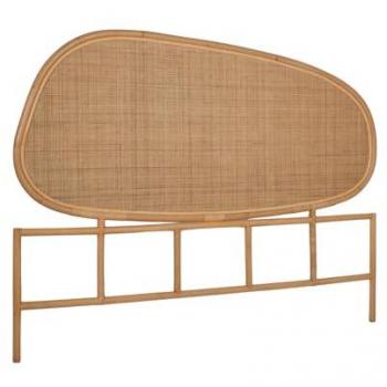 Cabecero Orgánico de Ratán Natural Samoa 160x120x3 cm