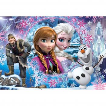 Puzzle 104 PZS Super Color Disney Frozen - Clementoni