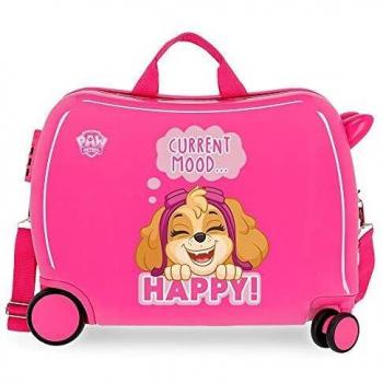 Paw Patrol La Patrulla Canina Playful Maleta Infantil Rosa 50x39x20 cms Rígida ABS Cierre combinación 38L 2,1kgs 4 Ruedas Equipaje de Mano