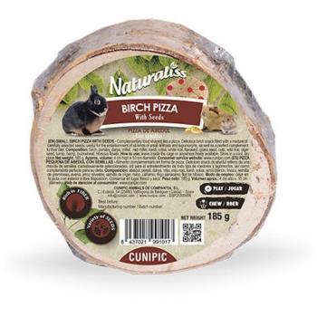 Cunipic Naturaliss Pizza de Abedul con Semillas para Roedores 185g