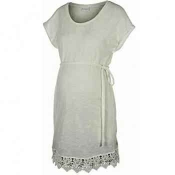 MAMALICIOUS Mlaletta S/s Jersey Tunic Camisa premamá, Blanco