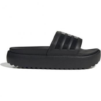 Adidas Women's Adilette Platform Slides - Black