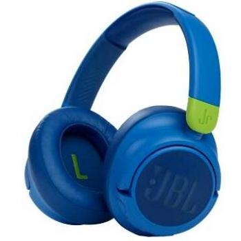JBL JR 460NC Wireless On-Ear Kids Headphones with Active Noise Cancelling Blue