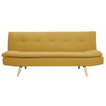 Sofá convertible nórdico 3 plazas amarillo SENSO