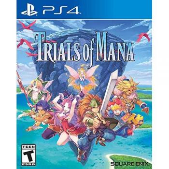 Trials of Mana - Juego de rol para PlayStation 4, remasterización del clásico RPG con gráficos mejorados, sistema de combate en tiempo real, personalización de personajes, historia profunda y envolvente, multijugador cooperativo local y mec
