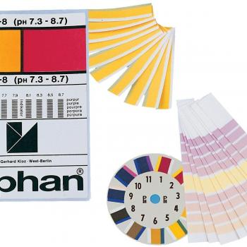 neolab 3 - 3827 PH Indicador de papeles lyphan, 0,3 PH, 4,9 - 7,9 PH, 6 m