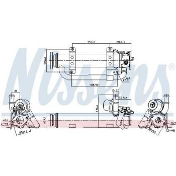 Enfriador de gases de escape EGR NISSENS 989398