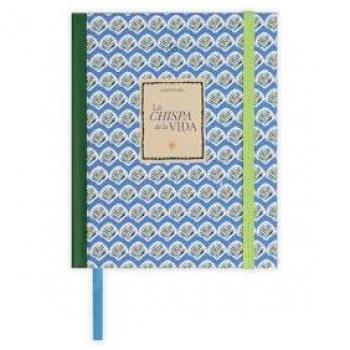 Agenda Anual Mini 2025 La Chispa de la Vida Semana Vista Tapa Dura Azul 128x154 mm