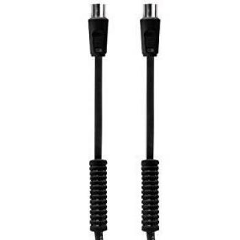 Dcu Tecnologic - Conexión Antena TV M-H con Filtros Negro 1.5 m