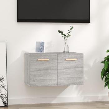 Gabinete de pared gris Sonoma 60x36,5x35cm madera contrachapada