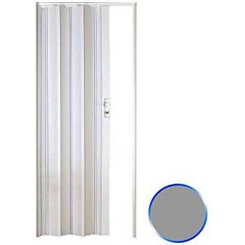 Puerta Plegable de Interior en PVC Gris 88,5x214 cm Modelo Luciana