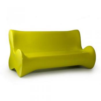 Vondom suavezsofa dos plazas amarillocolor verde brillante