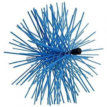 Saturnia 22020760 22020760-Deshollinador Cepillo, 250 mm, Azul, 26x26x15 cm