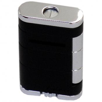 XiKar Cigar lighter - jetflame black body Humidor