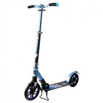 Patinete KRF Premier City 200 con suspensión delantera, color azul, unisex adulto, talla única