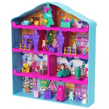 Polly Pocket Holiday Advent Calendar Playset with House and Accessories