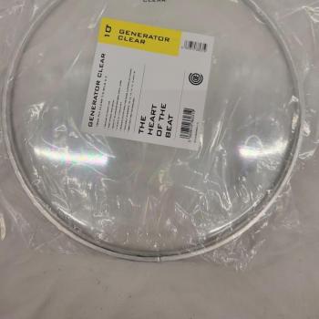 10'' Clear Code Generator Drum Head