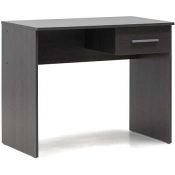Mesa Escritorio Pequeña con Cajón 90x50x73cm Acabado Color Ceniza