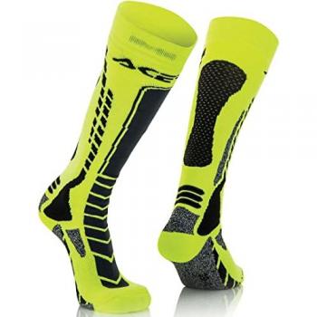 Acerbis Calcetines MX Pro Negro-Amarillo S-M