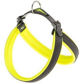 Ferplast Agila Fluo arnés para perros, amarillo talla 4