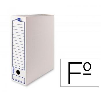 Caja Archivo Definitivo Liderpapel Ecouse Cartón 100% Reciclado Folio 365x251x100mm 340g/m2
