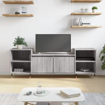 Mueble para TV Sonoma gris 160x35x55 cm madera multicapa Vidaxl