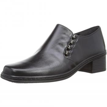 Zapatos de mujer Gabor Slipper cómodos de piel negra, modelo 04.443.27, talla 35.5 EU