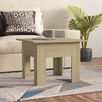 Sonoma Oak Coffee Table 55x55x42 cm Engineered Wood