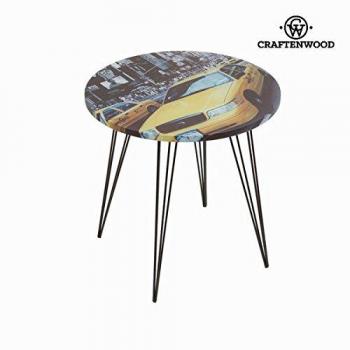 Tavolo rotondo taxi giallo by Craften Wood
