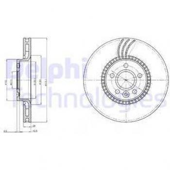 Disco de freno DELPHI BG4123