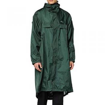 Ferrino Trekker Poncho, Adultos Unisex, Verde, LXL