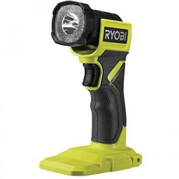 Linterna LED Ryobi ONE+ 18V con Cabeza Inclinable 90 Grados - 280 Lúmenes - Sin Batería ni Cargador