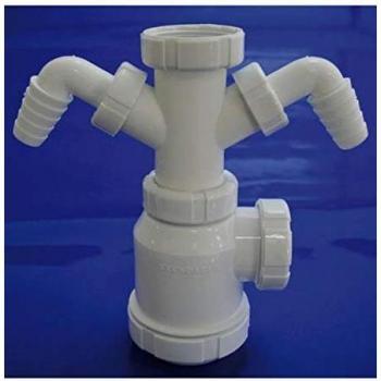 Sifon Botella Extensible T-4-TD 1 1/2 2 Tomas Lavadora