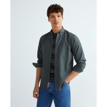 Camisa Carhartt Verde Oscuro L/S Bolton Shirt